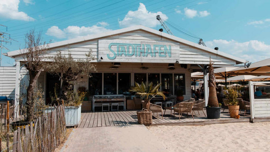 View of the entrance of Stadthafen Recklinghausen