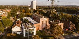 Aerial view of the Umspannwerk Recklinghausen