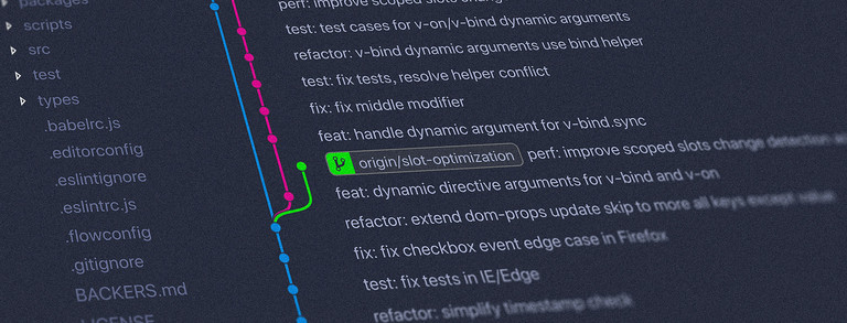 Close up of a screen showing a source code editor